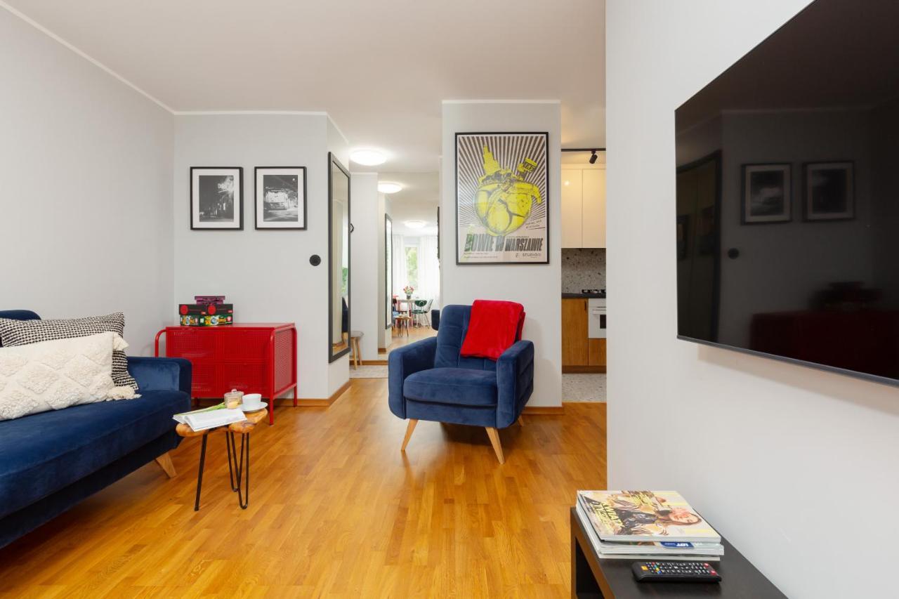 Central Apartment Solec Wilanowska By Noclegi Renters Warszawa Exteriör bild